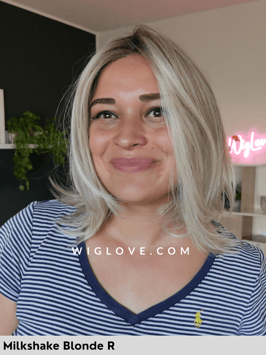 dubai belle tress parucca long bob scalato liscio city collection lacefront riga centrale retro aperto