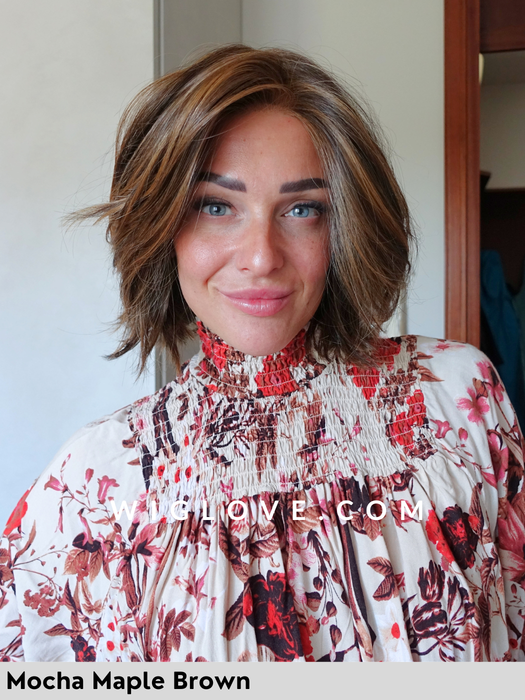 dublin belle tress city collection parrucca mossa frangetta sintetica piastrabile lacefront riga monofilamento