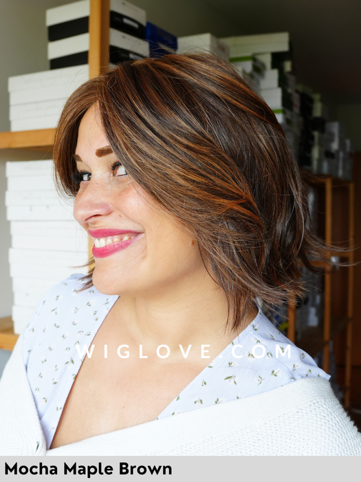 dublin belle tress city collection parrucca mossa frangetta sintetica piastrabile lacefront riga monofilamento