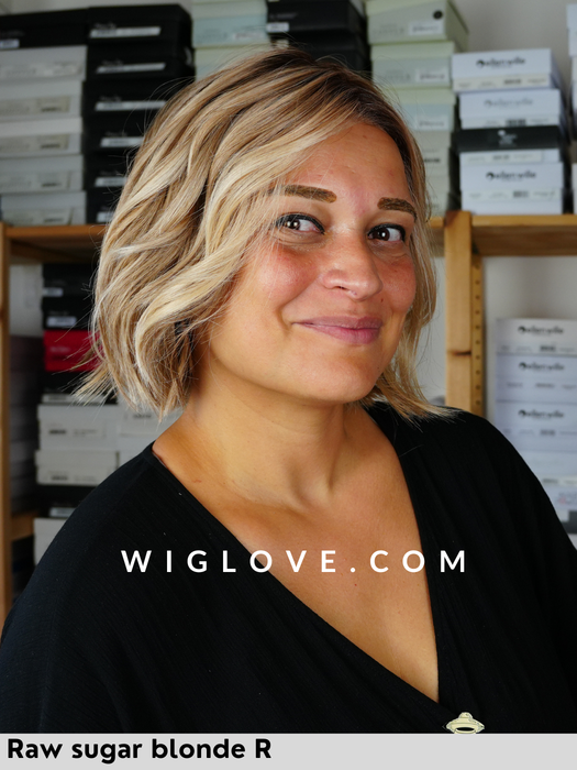 dublin belle tress city collection parrucca mossa frangetta sintetica piastrabile lacefront riga monofilamento