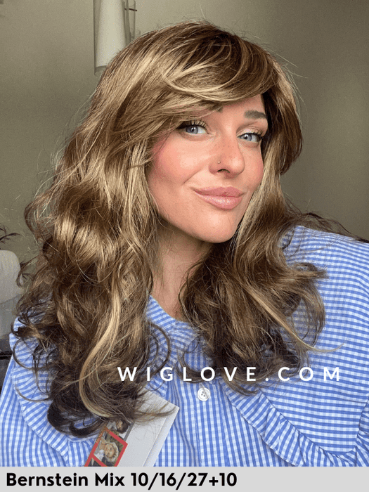 DYNAMIC I Pronta Consegna 24/48 ore - Wig Love - Parrucca SinteticaChampagne Mix 25/23+12