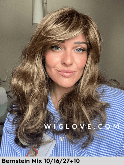 DYNAMIC I Pronta Consegna 24/48 ore - Wig Love - Parrucca SinteticaChampagne Mix 25/23+12