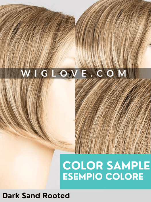 EASY - riga sinistra, attaccatura naturale - Wig Love - Parrucca SinteticaDark Sand Rooted
