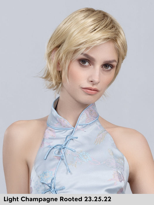 EASY - riga sinistra, attaccatura naturale - Wig Love - Parrucca SinteticaLight Champagne Rooted