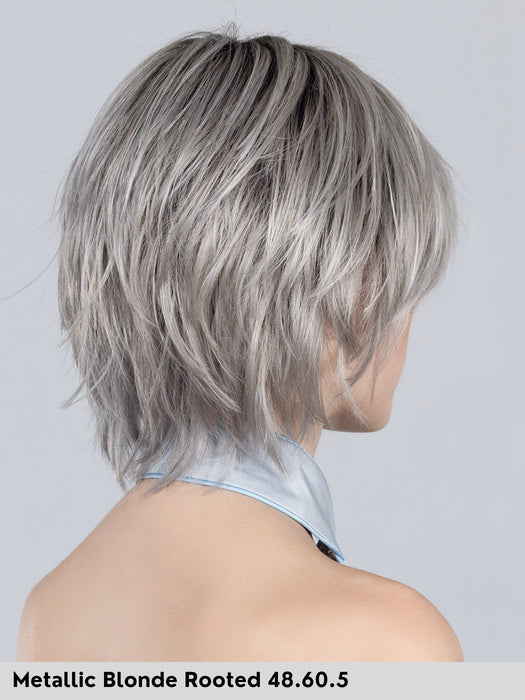 EASY - riga sinistra, attaccatura naturale - Wig Love - Parrucca SinteticaMetallic Blonde Rooted