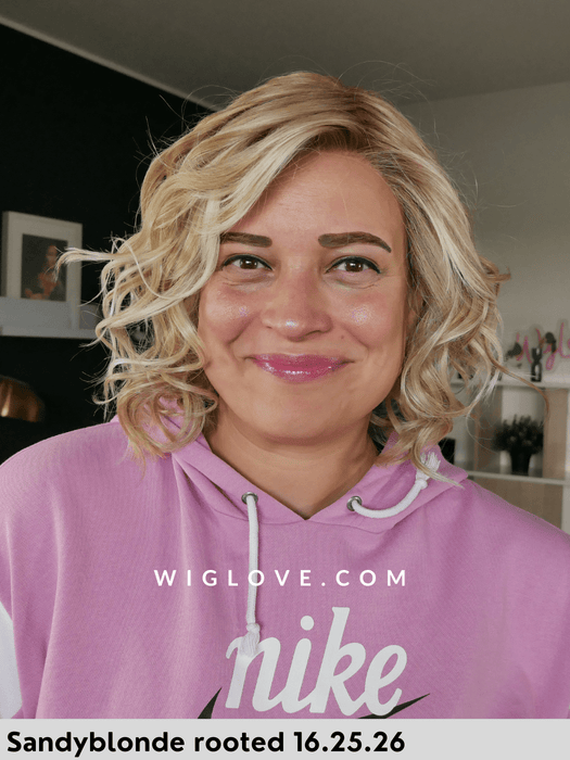 eclat ellen wille parrucca sintetica termoresistente fatta a mano riga libera lacefront attaccatura naturale monofilamento mossa alle spalle 