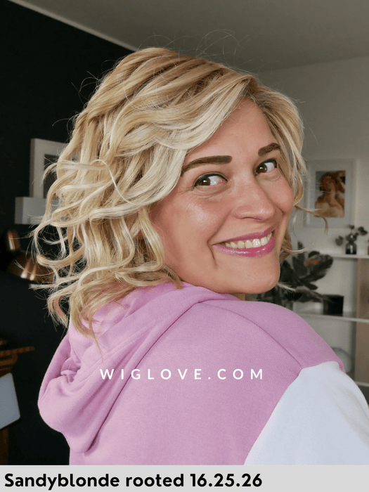 eclat ellen wille parrucca sintetica termoresistente fatta a mano riga libera lacefront attaccatura naturale monofilamento mossa alle spalle 