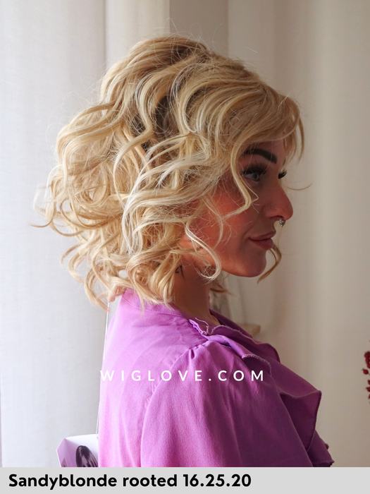 eclat ellen wille parrucca sintetica termoresistente fatta a mano riga libera lacefront attaccatura naturale monofilamento mossa alle spalle 