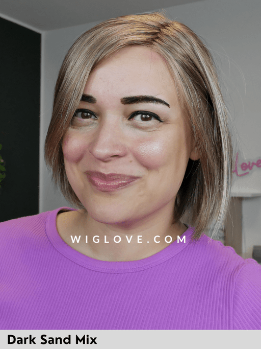 ELITE MONO PART - Taglia S/M - attaccatura naturale, riga sinistra - Wig Love - Parrucca SinteticaM