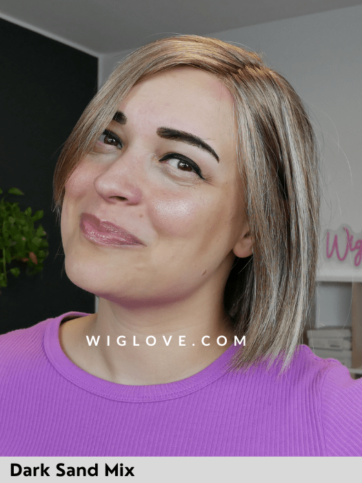 ELITE MONO PART - Taglia S/M - attaccatura naturale, riga sinistra - Wig Love - Parrucca SinteticaM