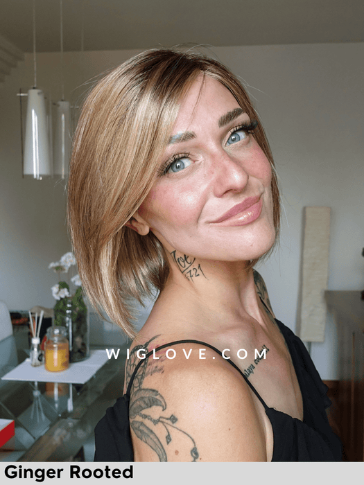 elite ellen wille mocca mix parrucca sintetica tradizionale attaccatura naturale monofilamento leggera piega liscia 