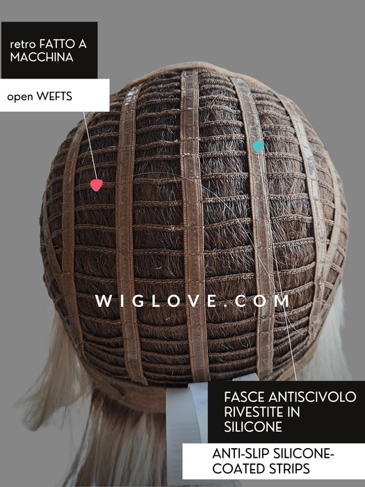 DEMI MONO - lace front, free parting, non-slip