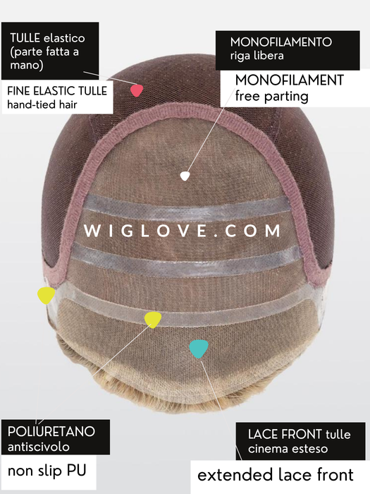 JADORE SMALL DELUXE - Taglia S - Capelli Naturali Remy - 100% fatta a mano