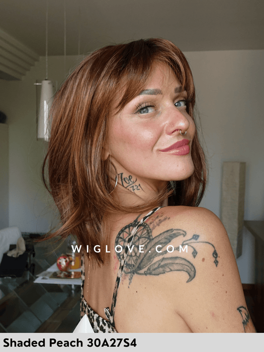 emilia jon renau parrucca sintetica tradizionale con frangetta lacefront piega liscia riga libera