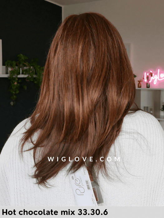 emotion ellen wille parrucca lunga capello naturale remy inserti in poliuretano fatta a mano lacefront riga libera taglie S e M dispositivo medico CE