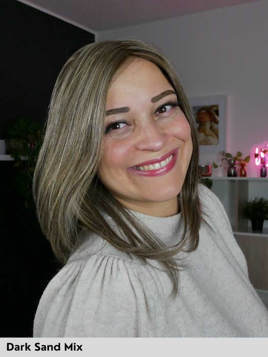 EMOTION - Size M - Remy Natural Hair Wig - 100% hand-tied