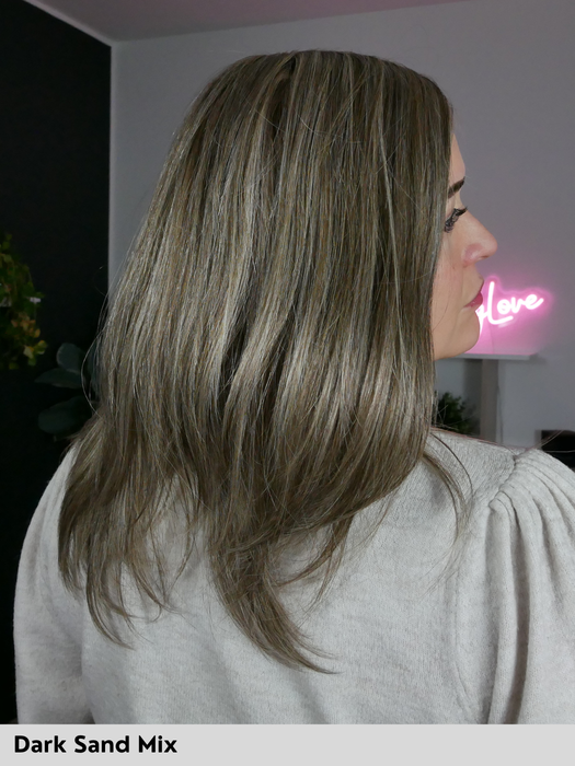 EMOTION - Size M - Remy Natural Hair Wig - 100% hand-tied