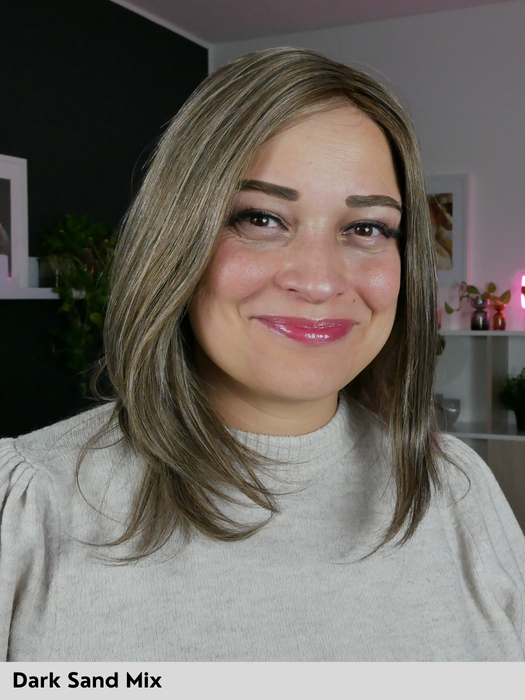 EMOTION - Size M - Remy Natural Hair Wig - 100% hand-tied