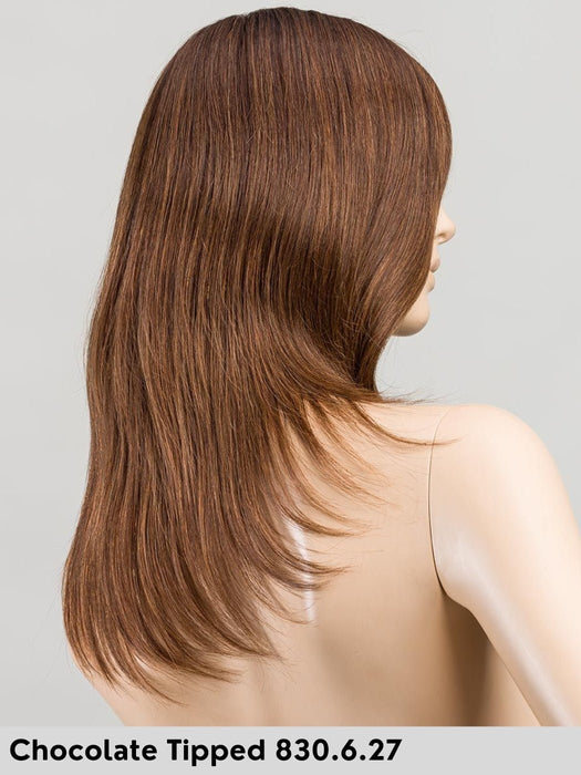 EMOTION - Taglia S - Parrucca capelli Naturali Remy - 100% fatta a mano - Wig Love - Parrucca Capelli VeriChocolate Tipped