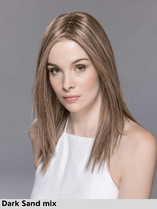 EMOTION - Taglia S - Parrucca capelli Naturali Remy - 100% fatta a mano - Wig Love - Parrucca Capelli VeriDark Sand Mix