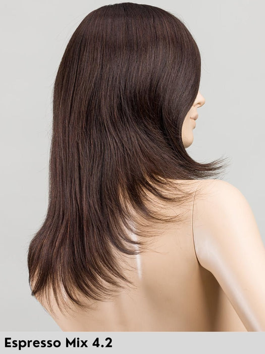 EMOTION - Taglia S - Parrucca capelli Naturali Remy - 100% fatta a mano - Wig Love - Parrucca Capelli VeriEspresso Mix