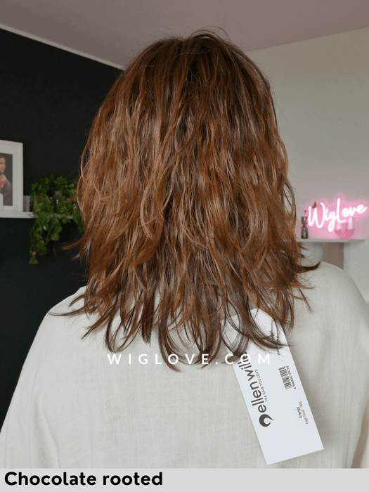 ENERGY - attaccatura naturale, monofilamento vortice - Wig Love - Parrucca SinteticaChocolate Rooted