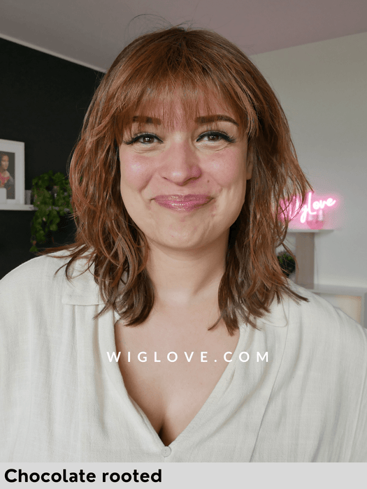 ENERGY - attaccatura naturale, monofilamento vortice - Wig Love - Parrucca SinteticaEspresso Mix