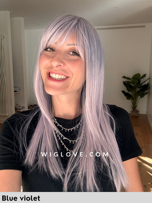 energy club gisela mayer parrucca lunga termoresistente piastrabile con frangetta fatta a macchina con monofilamento al vortice parrucca detraibile dispositivo medico ce