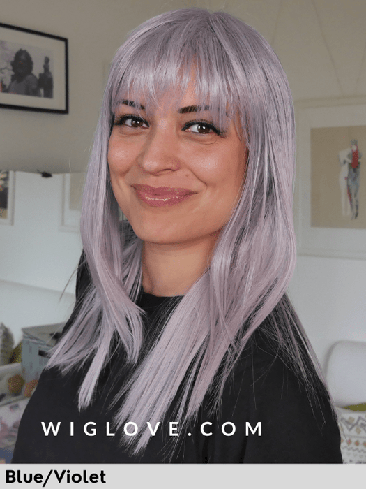 ENERGY CLUB - monofilamento vortice, no lace front - Wig Love - Parrucca SinteticaBlue Violet