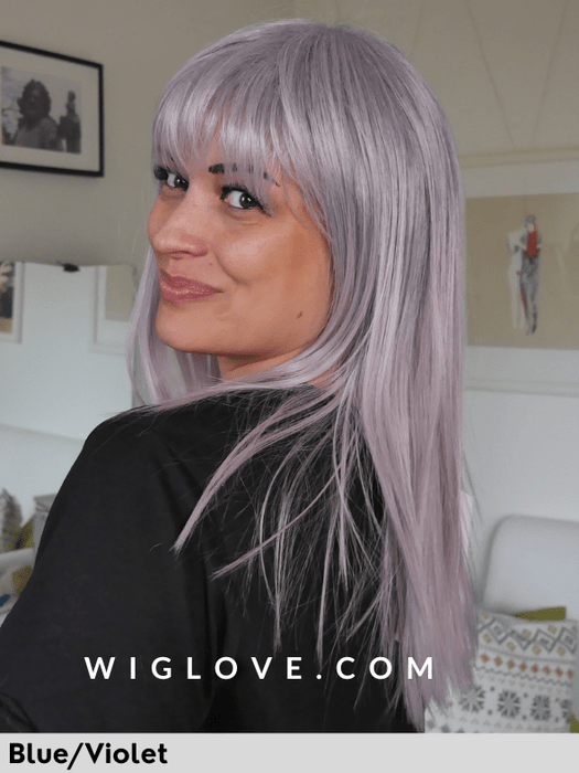 ENERGY CLUB - monofilamento vortice, no lace front - Wig Love - Parrucca SinteticaBlue Violet