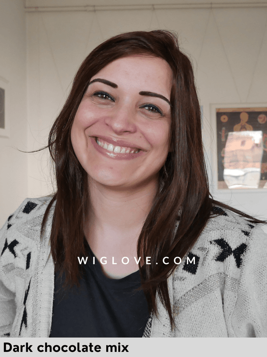 energy hh medium gisela mayer parrucca capelli naturali media scalata riga sinistra monofilamento laterale lacefront attaccatura naturale retro fatto a macchina