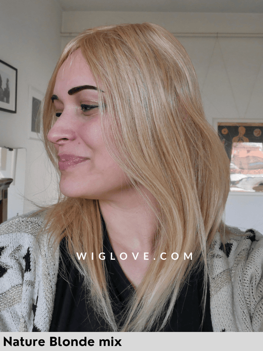 energy hh medium gisela mayer parrucca capelli naturali media scalata riga sinistra monofilamento laterale lacefront attaccatura naturale retro fatto a macchina