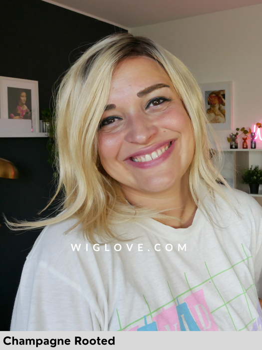 energy hh short gisela mayer parrucca capelli naturali alle spalle scalata riga sinistra monofilamento laterale lacefront attaccatura naturale retro fatto a macchina