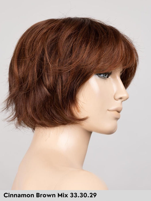 ESCAPE SOFT - 100% fatta a mano, attaccatura naturale, monofilamento rivestito - Wig Love - Parrucca SinteticaCinnamon Brown Mix