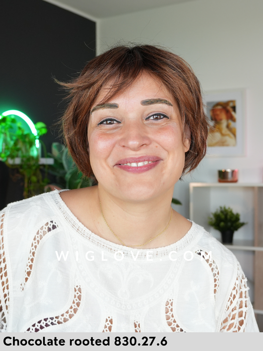 ESCAPE SOFT - 100% fatta a mano, attaccatura naturale, monofilamento rivestito - Wig Love 