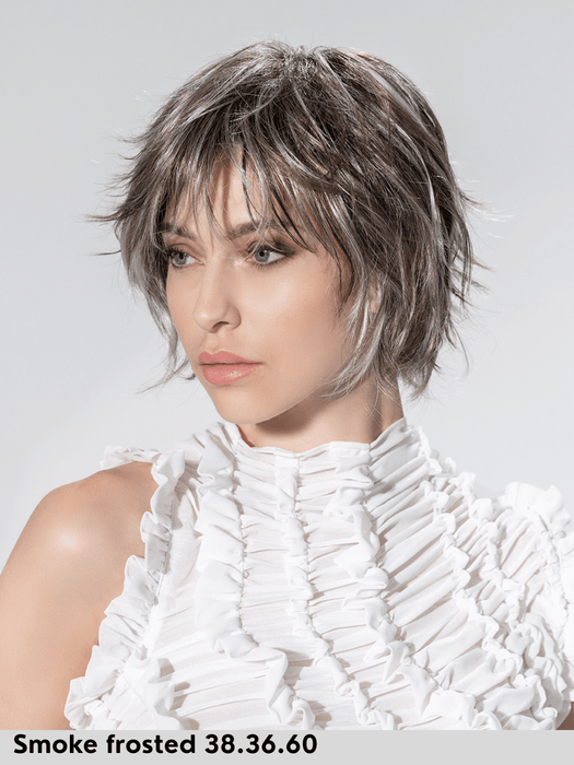 ESCAPE SOFT - 100% fatta a mano, attaccatura naturale, monofilamento rivestito - Wig Love - Parrucca SinteticaSmoke Frosted