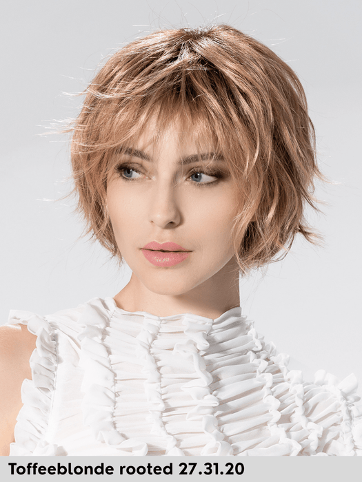 ESCAPE SOFT - 100% fatta a mano, attaccatura naturale, monofilamento rivestito - Wig Love - Parrucca SinteticaToffee Blonde Rooted