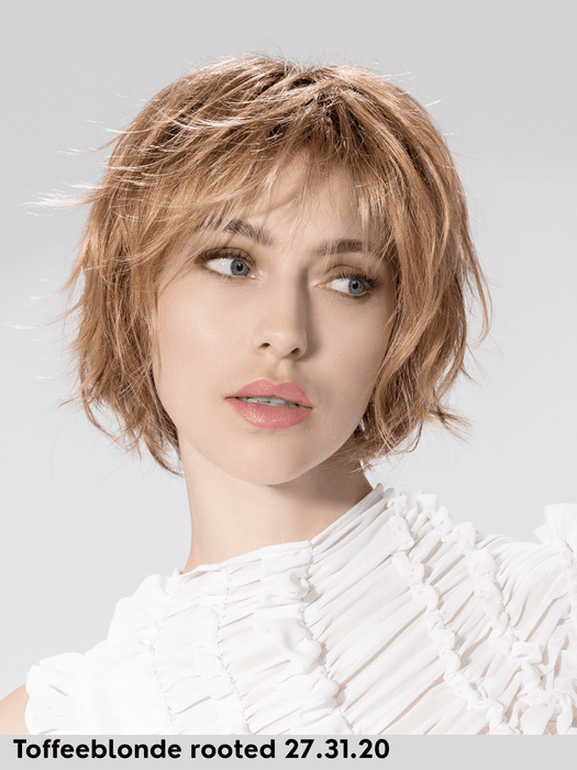 ESCAPE SOFT - 100% fatta a mano, attaccatura naturale, monofilamento rivestito - Wig Love - Parrucca SinteticaToffee Blonde Rooted