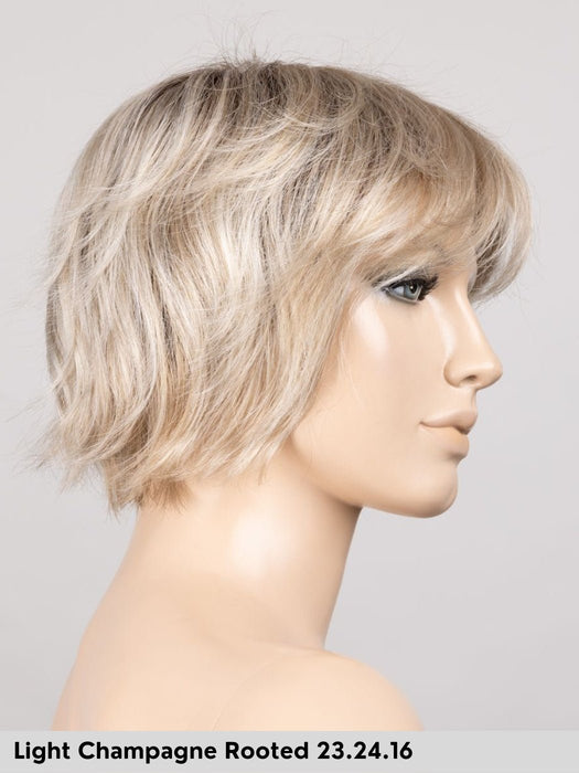 ESCAPE SOFT - 100% fatta a mano, attaccatura naturale, monofilamento rivestito - Wig Love - Parrucca SinteticaLight Champagne Rooted