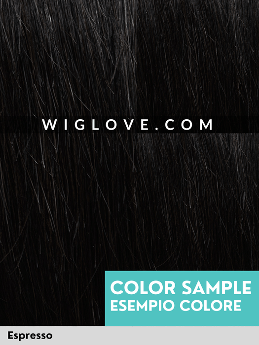 HH REMY BESO - Capelli Naturali Remy - 100% fatta a mano - Wig Love - Parrucca Capelli VeriEspresso
