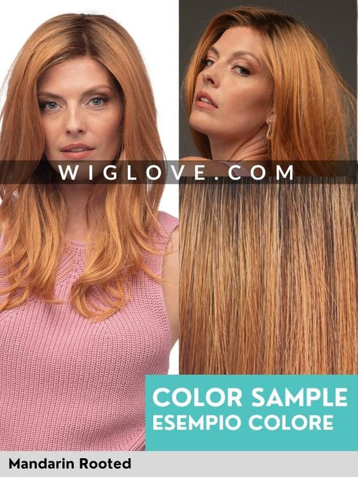 AVALON - riga sinistra, attaccatura naturale - Wig Love - Parrucca SinteticaMandarin Rooted