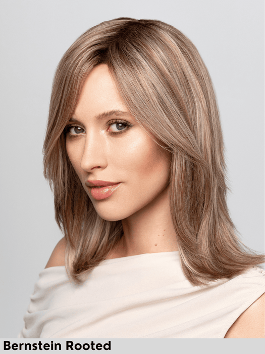 EURO COMO - Capelli Naturali 100% Europei - attaccatura naturale, riga libera - Wig Love - Parrucca Capelli VeriBernstein Rooted