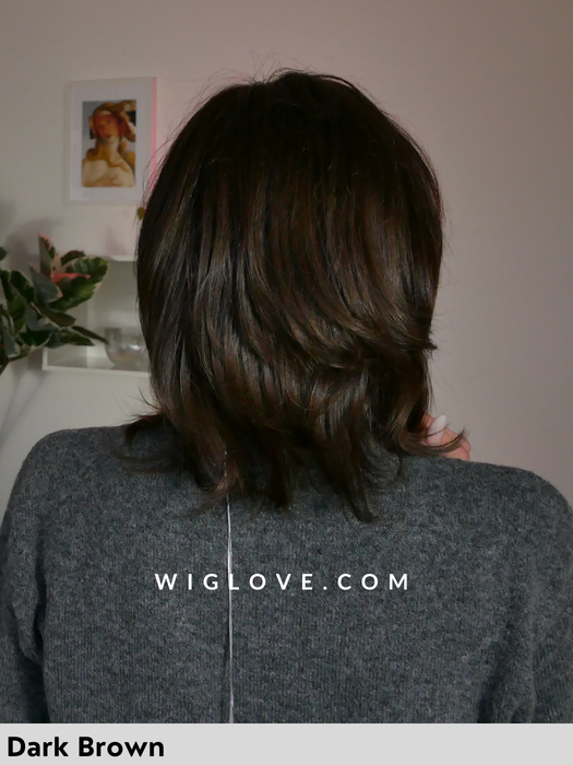 EURO MORA - Capelli Naturali Europei - 100% fatta a mano, attaccatura naturale, riga libera