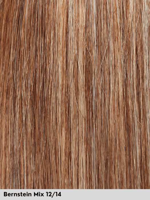 EURO SILVER - Capelli Naturali Europei - attaccatura naturale, riga libera, retro chiuso - Wig Love - Parrucca Capelli VeriBernstein Mix 12/14