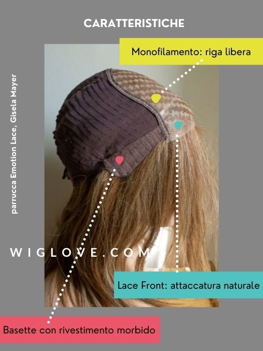 EURO SILVER - Capelli Naturali Europei - attaccatura naturale, riga libera, retro chiuso - Wig Love - Parrucca Capelli VeriEspresso Mix