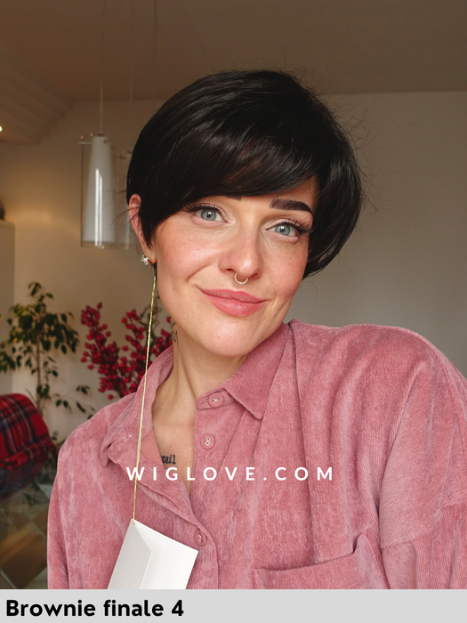 evan jon renau basic cap parrucca sintetica tradizionale fatta a macchina retro aperto taglia M fudgesicle 6