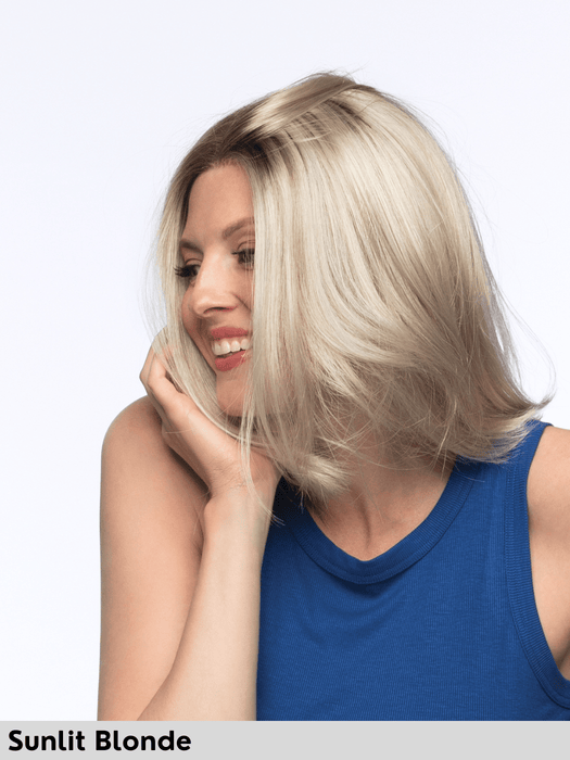 FALLON - riga libera, attaccatura naturale - Wig Love - Parrucca SinteticaSunlit Blonde