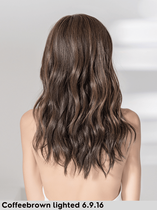 FANTASY SMALL DELUXE - Taglia S - attaccatura naturale, riga libera, fatta a mano - Wig Love - Parrucca SinteticaLight Bernstein Tipped