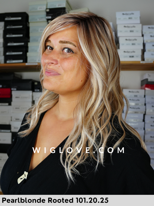 fantasy deluxe ellen wille parrucca mossa lunga in fibra sintetica termoresistente fatta a mano antisudore lacefront riga libera monofilamento retro chiuso dispositivo medico CE