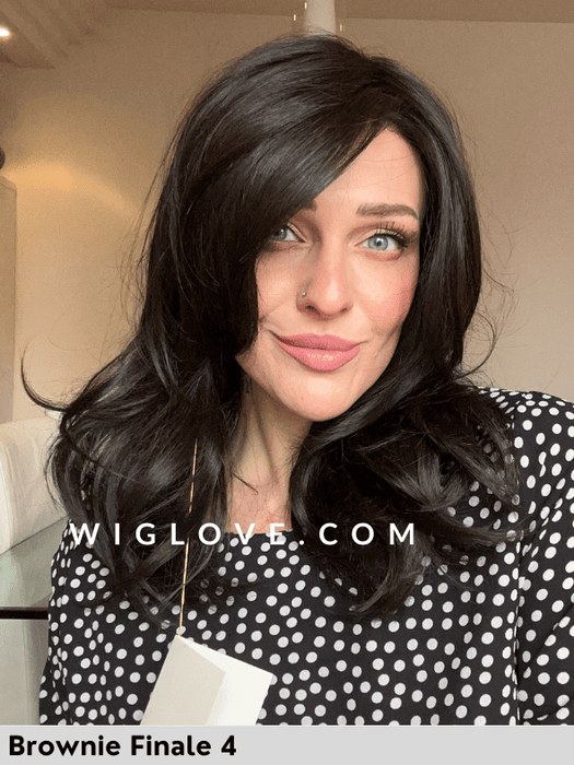 FIERY - attaccatura naturale, riga libera - Wig Love - Parrucca SinteticaCaramel Ribbon HD